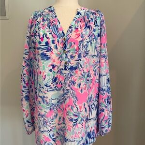 Lilly Pulitzer Multicolor Floral Top